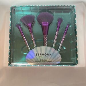 Sephora Collection Ocean Crush Fan Brush Set Limited Edition 5-Piece